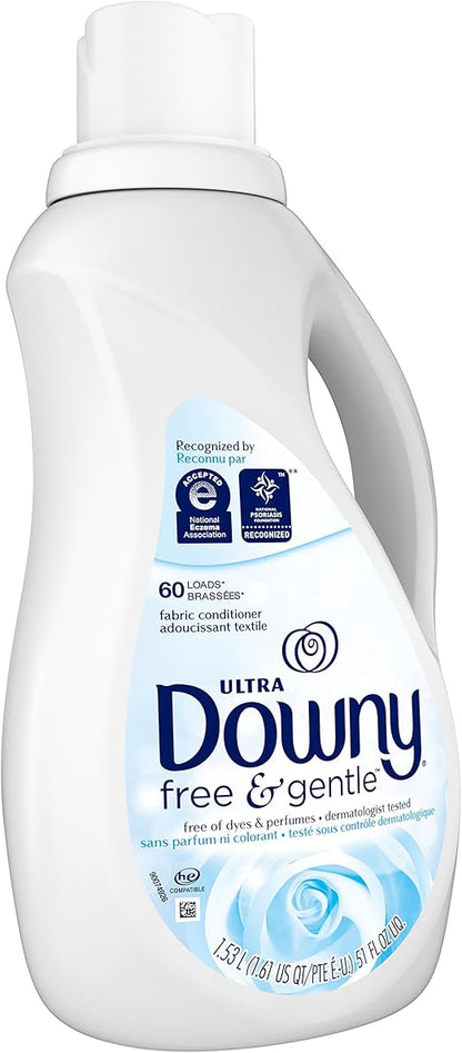 Ultra Downy Fabric Protect Free & Gentle Liquid Fabric Conditioner 51 FL oz.