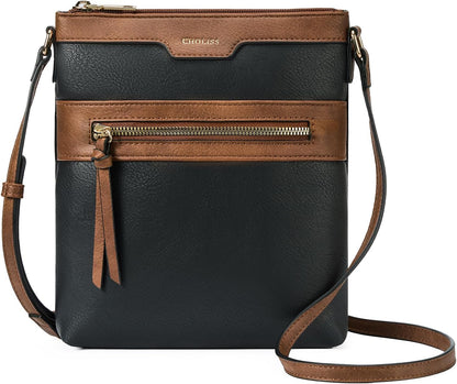 CHOLISS Crossbody Bags for Women, Purses for Women Handbags with Vegan Leather, Travel Purse Over Shoulder Bag.