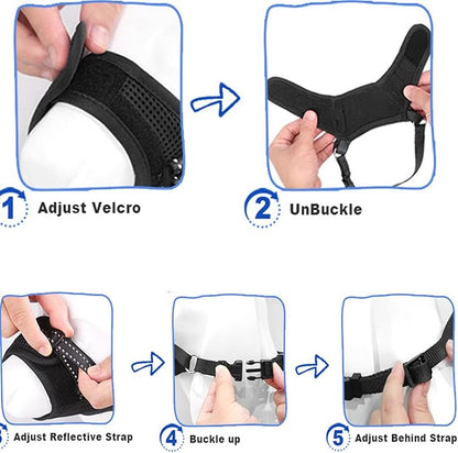 [New] Dog Muzzle for Small Dogs, Muzzl to Prevent Biting, Soft Muzzle with Reflective & Adjustable Strap,Breathable Dog Mouth Guard for Biting Chewing, Allow Panting Drinking (Black,S)