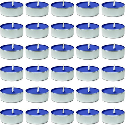 DecorRack 30 Tealight Candles, Blueberry Scented, Pleasant Fragrance Candle, Aromatherapy, Scented Home Decor, Votive Long Lasting Candles (Pack of 30)