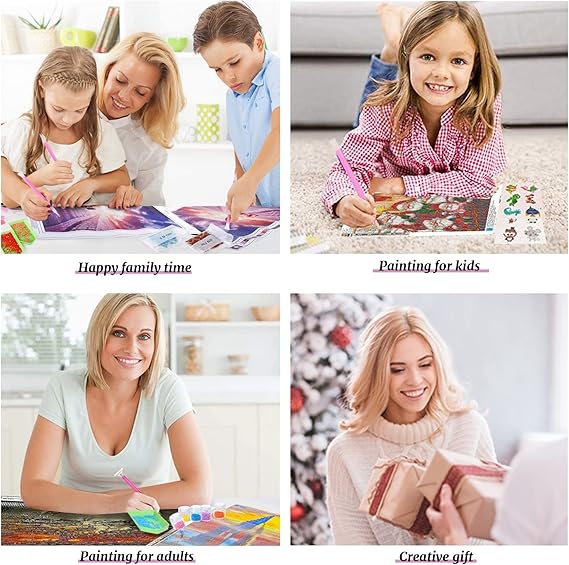 Hlison Diamond Painting Kits for Adults, 5D Mandala Diamond Art Kits for Adults Beginner, DIY Flowers Rhinestone Diamond Painting for Home Wall Decor - 12x16 Inch