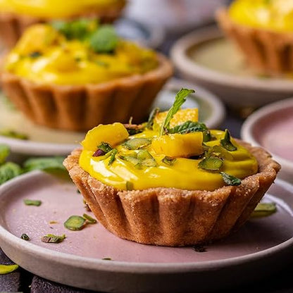 Dicunoy Set of 36 Egg Tart Molds for Baking, Mini Tartlet Tins, Ensaymada Molder Filipino, Resuable Brioche Mold, Cupcake Cookie Baking Tool for Tart Shells, Mini Cake, Pudding, Muffin