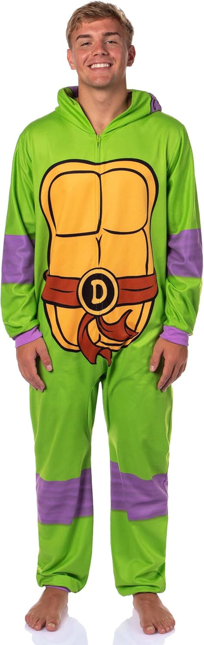 INTIMO Teenage Mutant Ninja Turtles Adult Costume Union Suit Pajamas For Men and Women