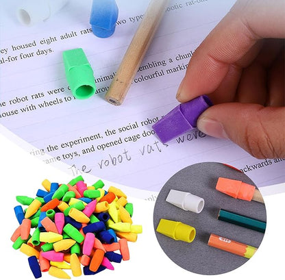 Pencil Top Erasers, Cap Eraser Toppers, Studying Supplies for Teachers Classroom Must Haves Pencil Erasers