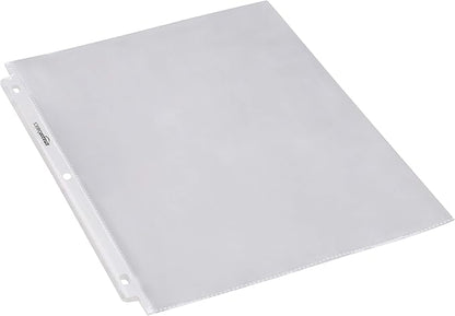 Basics Sheet Protector, Heavy Duty, 500 Pack, Clear