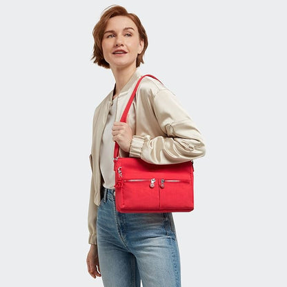 Kipling Women's New Angie Crossbody Handbag, Lightweight Crossbody Bag, Nylon Travel Bag