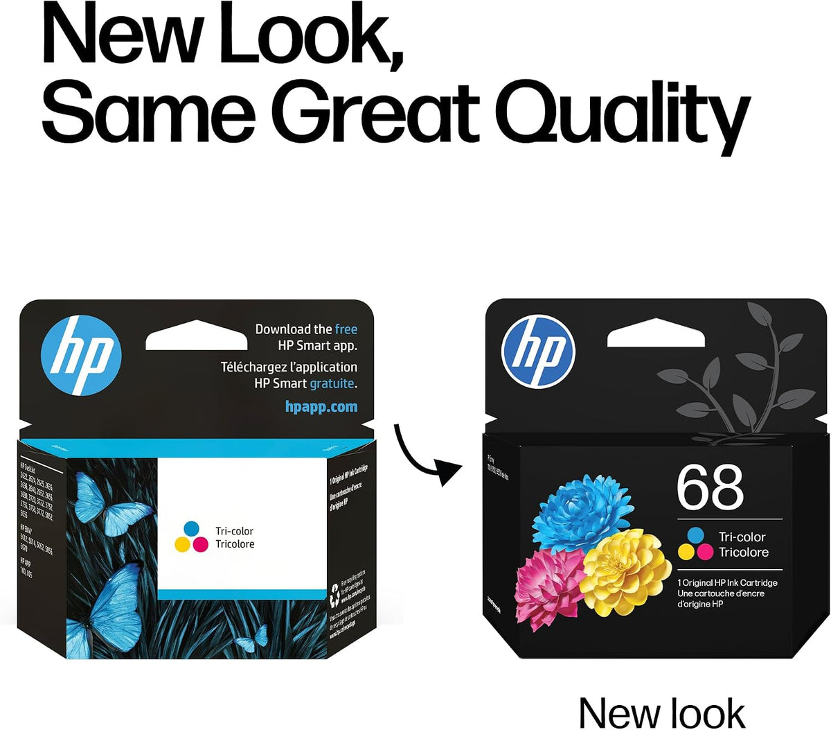 HP 68/308 Tri-Color Ink Cartridge | Works Envy 6100e, 6500e Series | Eligible for Instant Ink | 7FP20TN | (Not in Original Packaging)