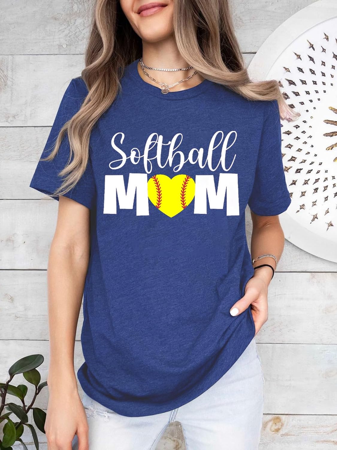 Mama Shirts for Womens Sport Mom Tshirt Funny Short Sleeve Letter Printed Tees Mom Gift Tops