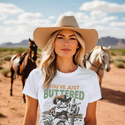 Western Cat Shirts for Women Funny Vintage Cowgirl Shirt Rodeo Cowboy Graphic Tees Country Concert Short Sleeve Tops