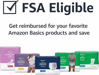 Amazon Basics Postpartum Incontinence Underwear for Women, Maximum Absorbency, Disposable, Fresh Protection, Odor Control, Comfortable Fit, Medium, Lavender, 20 Count