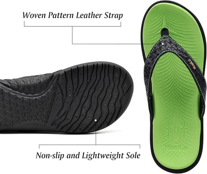 KuaiLu Womens Flip Flops Ladies Yoga Mat Comfortable Walking Thong Sandals With Plantar Fasciitis Arch Support Slip On Indoor Outdoor For Summer