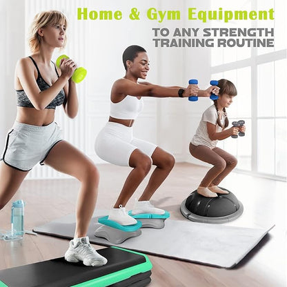 Dumbbells Set of 2 Exercise  Fitness Dumbbell for Home Gym Women Free Weights Hand Hex Dumb Bells 2 LB Pair