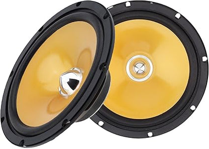 Car Speakers 2pcs 6.5 Inch 280W 2-Way Car HiFi Coaxial Speaker 90dB Full Range Frequency