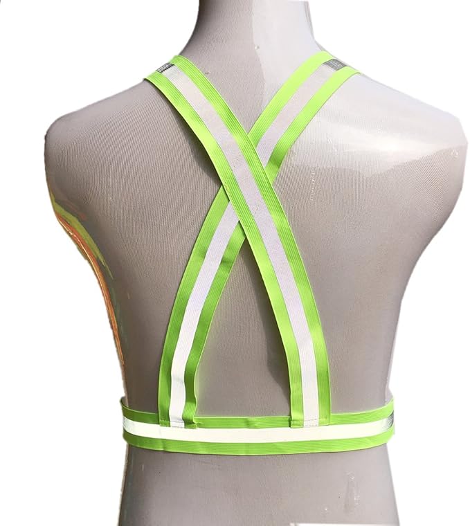 zojo Reflective Vest | Lightweight, Adjustable & Elastic | Safety & High Visibility for Running, Jogging, Walking,Cycling | Fits Outdoor Clothing