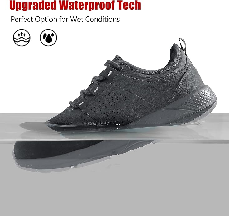 ulogu Waterproof Sneakers for Men WomenComfortable Lightweight Walking Work Shoe