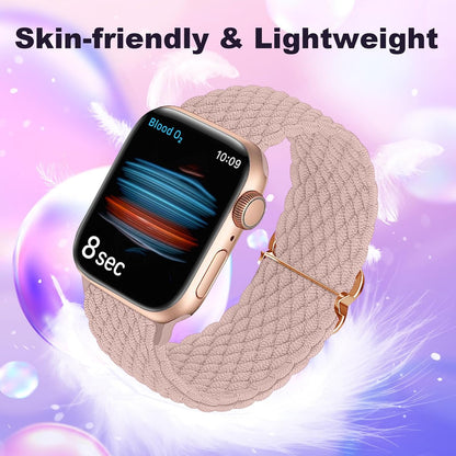 DOBSTFY Stretchy Braided Band for Apple Watch