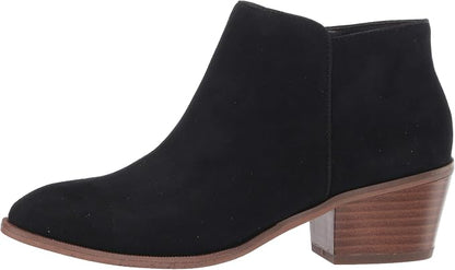 These versatile ankle boots feature a padded insole with memory foam for all-day comfort and an inside zipper for easy on and off.