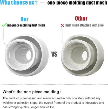 4 Pairs  Replacement Ear Tips for AirPods Pro and AirPods Pro 2 with Noise Reduction Hole, Silicone Ear Tips for AirPods Pro with Portable Storage Box and Fit in The Charging Case(XSSML)