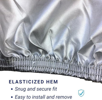 ShieldAll Ultimate Class C RV Cover, Waterproof UV Resistant Class C Motorhome Cover Fits 23 feet to 26 feet Class C RV, Silver Color