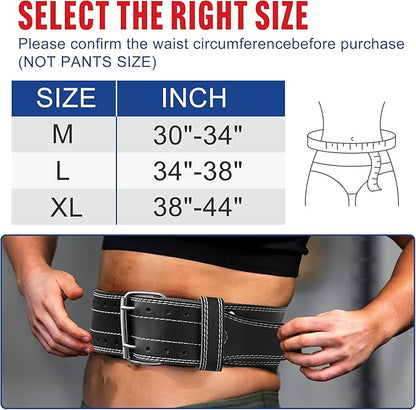 Elevens Lifting Belts Weight Belt Weightlifting Belts Leather GYM Belts for Strength Training, Lifting Support for Men  Women