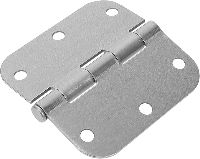 Sleek Door Hinge for Home Metal Door Hardware Elegant Replacement for Cabinets Windows Matte Finish Smooth Edges for Easy Installation