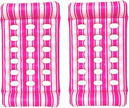 Pool Floats 2PCPool Hammock Floats, Inflatable Water Floaties(Saddle, Lounge Chair, Drifter),for Pool Party, River, Sea, Outdoor,Relaxing Summer Water Fun Swimming Party Beach. for Pool Party, River,