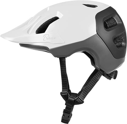 Bikeroo Bicycle helmet for adults for men and women, bicycle helmet for mountain biking, road cycling, electric bicycle, commuter cycling, scooter, visor of