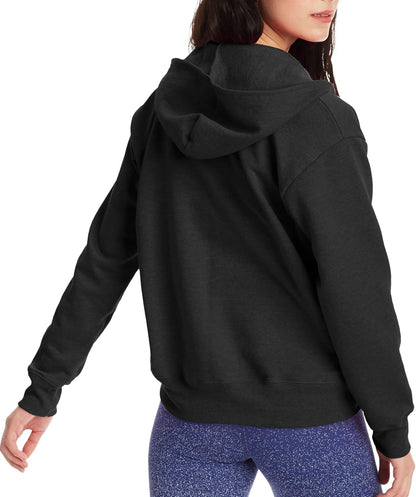 Hanes womens Ecosmart Full Zip Fleece Hoodie