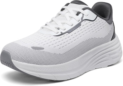 Women's Wide Toe Box Walking ShoesЦNon Slip Comfortable Cushioned Fashion Sneakers for Bunions Lightweight Zero Drop Tennis Running Shoe with Roomy Fit