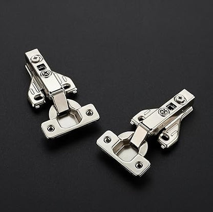 Ravinte 5 Pairs 10 Packs Full Overlay Cabinet Door Hinges,105 Degree Adjustable Concealed Kitchen Cabinet Hinges Soft Close for Face Frame Cabinet