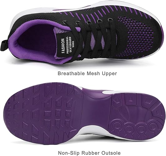 FLARUT Running Shoes Womens Lightweight Fashion Sport Sneakers Casual Walking Athletic Non Slip