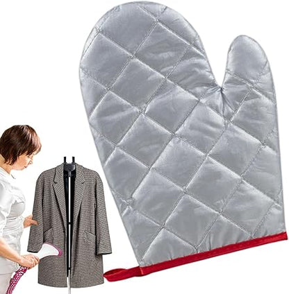 Clothing Steamer Gloves, Steamer Ironing Gloves, 2 Heat Resistant Steamer Mitt, Portable Handheld Steamer Gloves, Small, Steam Gloves, Steaming Protective Gloves, Steaming Iron Supplies for Factory