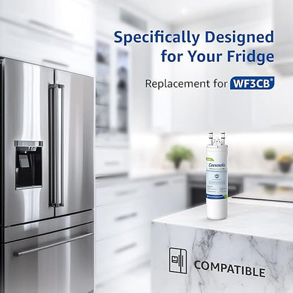 Compatible with Frigidaire WF3CB, Pure Source 3, 706465, 242069601, 242086201, 242017800, WF425, Height 9 inches, Pack of 1