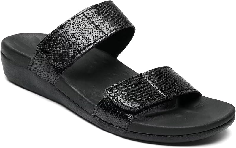 MEGNYA Orthotic Sandals for Women, Plantar Fasciitis Sandals for Flat Feet, Orthopedic Walking Slide Sandals with Arch Support