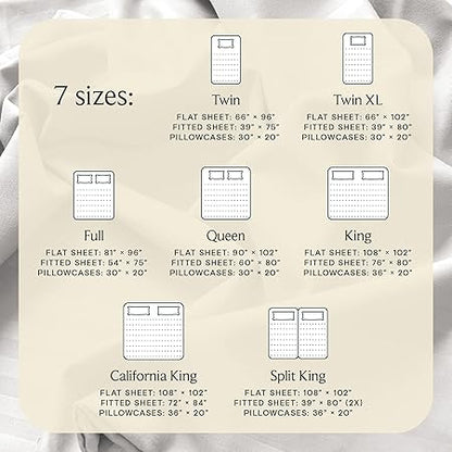 LuxClub 4 PC King Sheet Set, Breathable Luxury Bed Sheets, Deep Pockets 18" Wrinkle Free Cooling Bed Sheets Machine Washable Hotel Bedding Silky Soft - Dark Khaki King