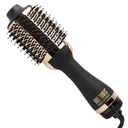 Hot Tools 24K Gold One-Step Hair Dryer & Volumizer Style & Dry, Professional Blow with Ease