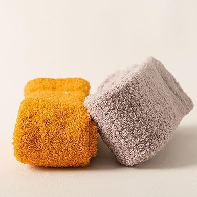 Fuzzy Socks for Women Slipper Fluffy Winter Plush Knee High Socks Soft Warm Cute House Long Cozy Microfiber Socks