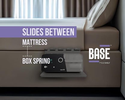 CPAP Bedside Support Shelf, Fits on side of bed ,Easy travel , Lightweight