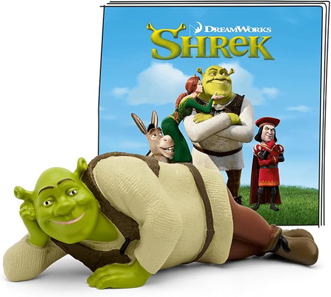 Shrek audio toy figurine with 10 chapters and over 90 minutes of storytelling.
