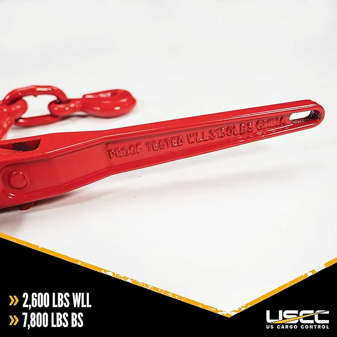 US Cargo Control Ratchet Load Binder for 14" Grade 70 Chain (Working Load Limit: 3,150lb)