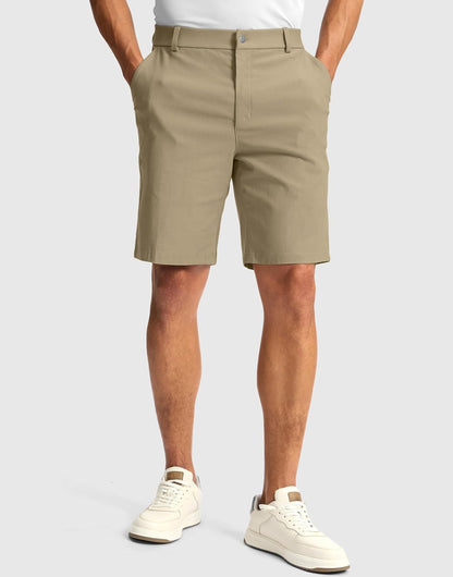 G Gradual Men's Golf Dress Shorts 5"/ 7"/ 9" Stretch Casual Work Flat Front Shorts for Men with 3 Pockets Quick Dry
