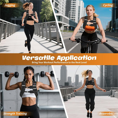 20lb Weight Vest for Women Men Body Weight Vests for Walking Strength Training Running Workout Jogging Fitness (Vest Only, Phone Pouch Not Included)
