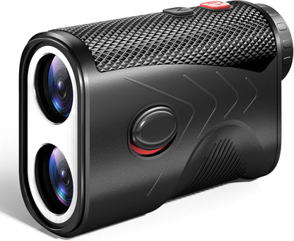 1200 Yards Range Finder Golf, 7X Magnification Golf Rangefinder with Slope, Laser Range Finder with Flag Lock, 0.5 Yard Accuracy, Ideal Golf Accessories for Golfers & Hunting
