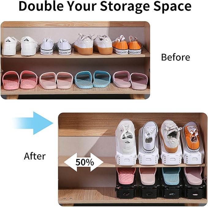 Shoe cabinets store shoe racks in layers