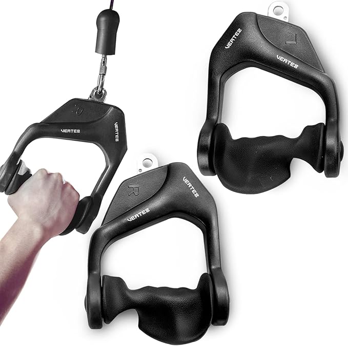 KKH Ergonomic Handle Cable Attachment, Gym LAT Handle for Gym, Non-Slip and Comfortable Grip, Home and Gym