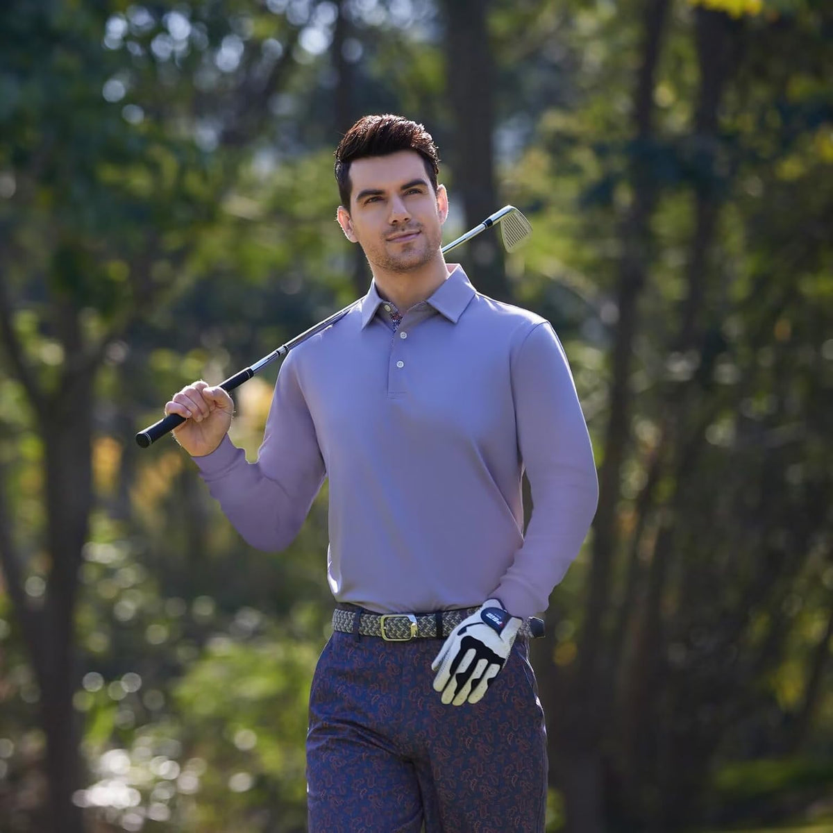 Dark Grey, Mens Polo Shirts Short and Long Sleeve Casual Solid Stylish Dry Fit Performance Designed Collared Golf Polo Shirts for Men.
