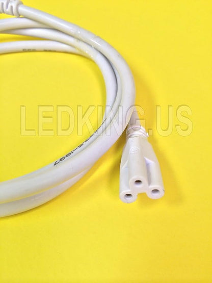 1FT Interconnecting Cable LED T8 Tube Light Connector Clover White Replace 1 FT.