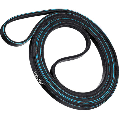 WE12M29 Dryer Drum Belt Compatible with GE/Hotpoint WE12M22, 89.5 in Compatible with 137292700, WE120122, AP4565702, PS3408299, 134163500, Flat Drive Belt, 89-1/2 in Length