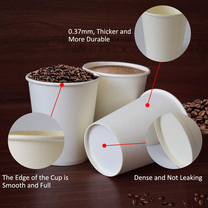 Paper Cups, [ 50 Pack 8 Oz ] Paper Cups, Paper Coffee Cups 8 Oz, Hot Cups Paper Coffee Cups Paper Cups 8 Oz Water Paper Cups Paper Coffee Cups 8 Oz Coffee Cups 8 Oz Paper Cups Water Cups Paper Cups