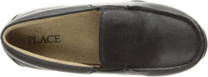 Stylish slip-on dress shoes with sporty design, waterproof, and cushioned footbed for all-day comfort.
